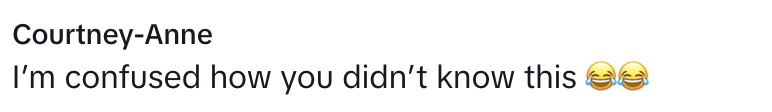 TikTok comment